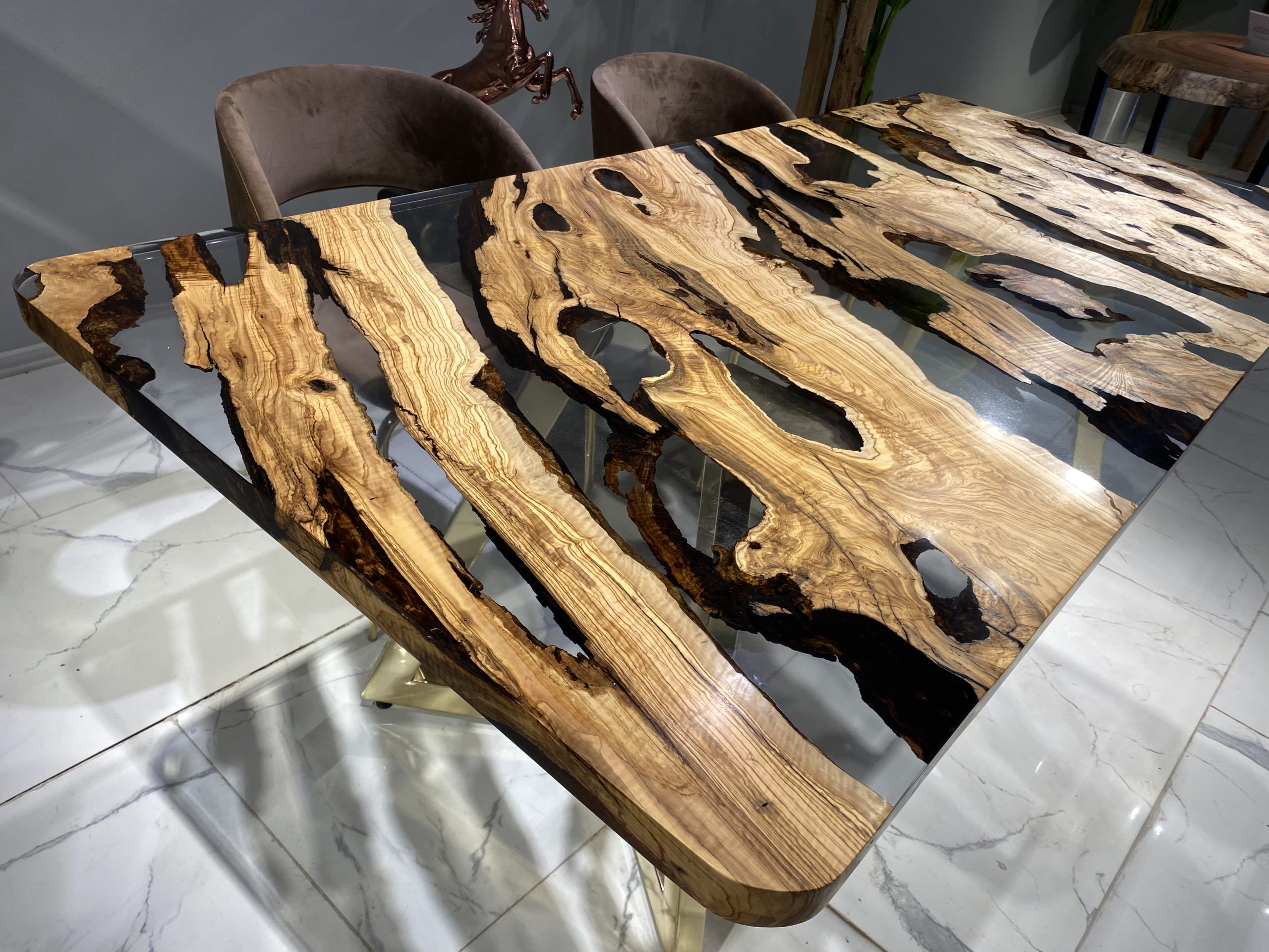 Picture of Space Olive Wood Table