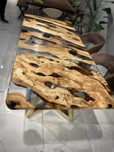 Picture of Space Olive Wood Table