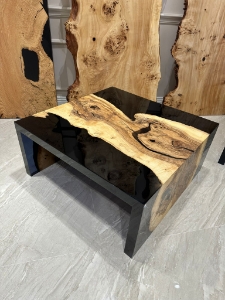 Picture of Ready to Ship Ash Wood Waterfall Coffee Table 