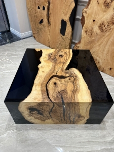 Picture of Ready to Ship Ash Wood Waterfall Coffee Table 