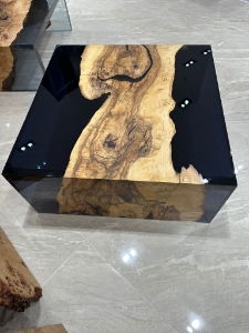 Picture of Ready to Ship Ash Wood Waterfall Coffee Table 