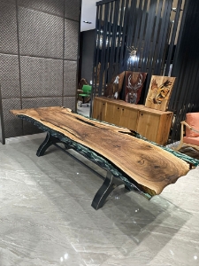 Picture of Walnut Wood Conferance Table 