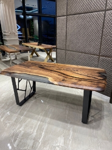 Picture of Walnut Wood Office Desk 