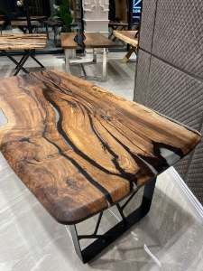 Picture of Walnut Wood Office Desk 