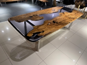 Picture of Olive  Wood Epoxy Table